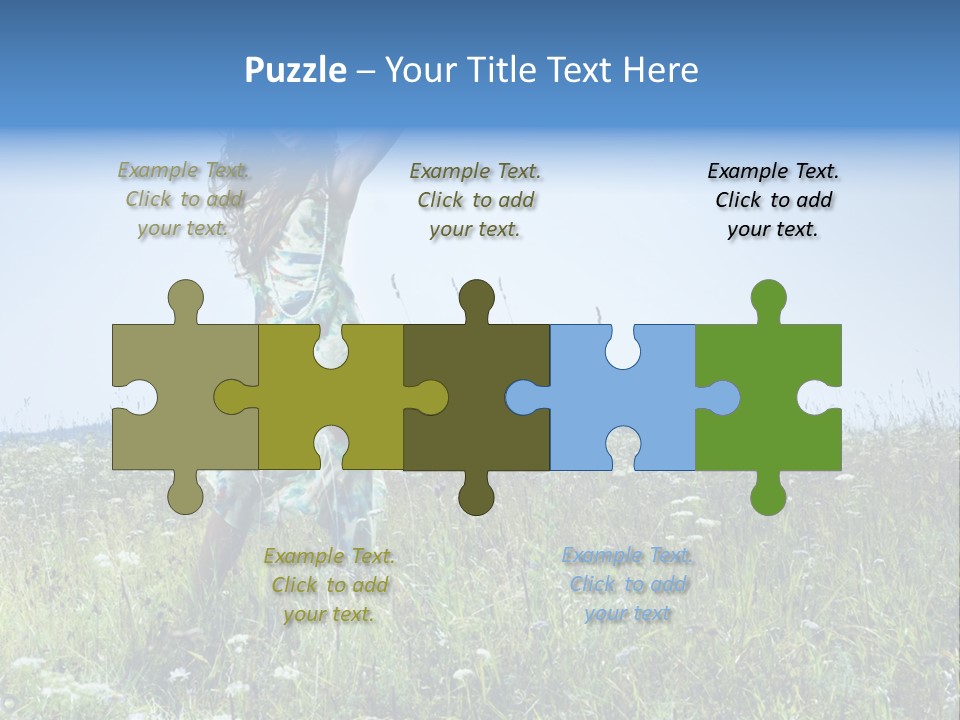 Countryside Cute Fashion PowerPoint Template