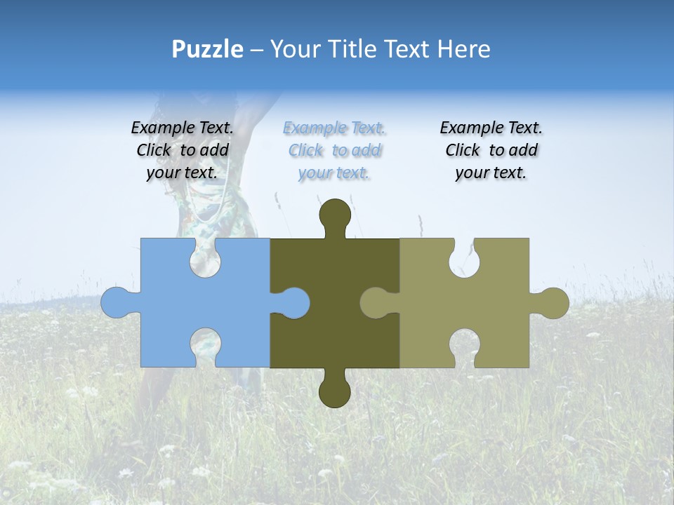 Countryside Cute Fashion PowerPoint Template