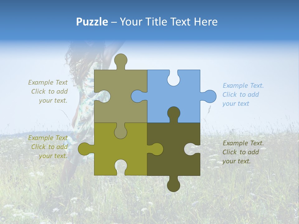 Countryside Cute Fashion PowerPoint Template