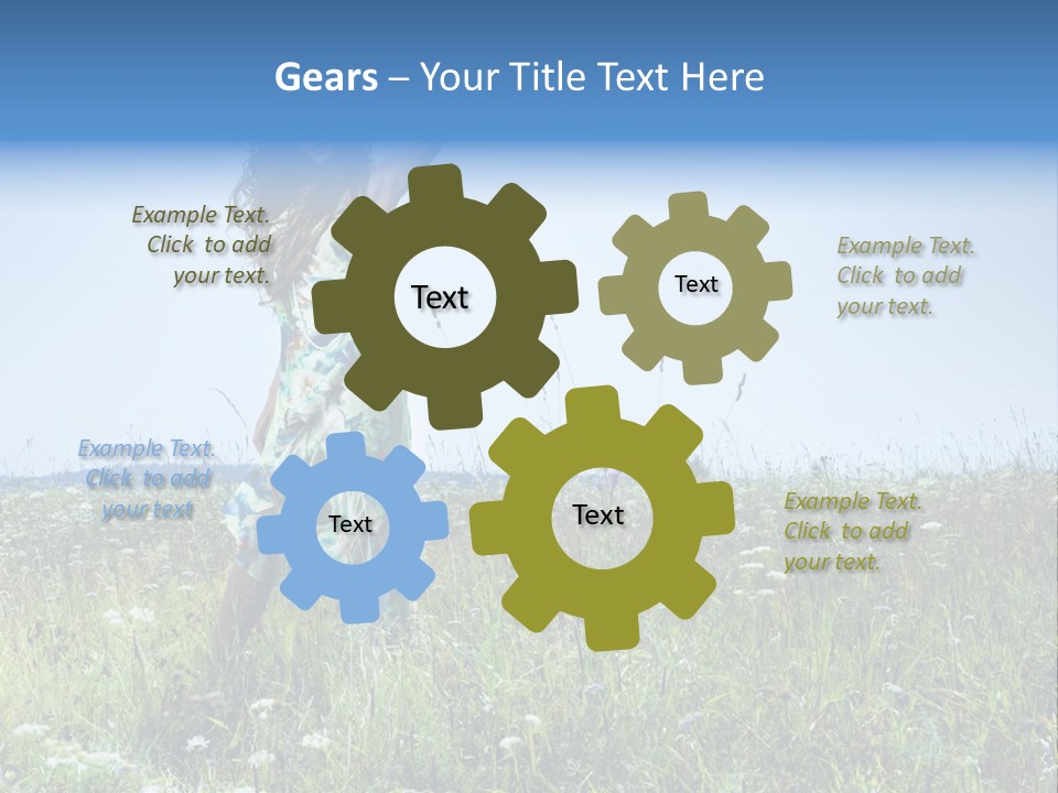 Countryside Cute Fashion PowerPoint Template