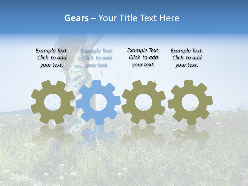 Countryside Cute Fashion PowerPoint Template