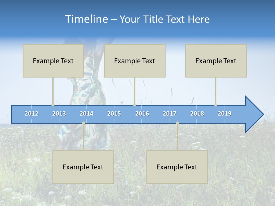 Countryside Cute Fashion PowerPoint Template