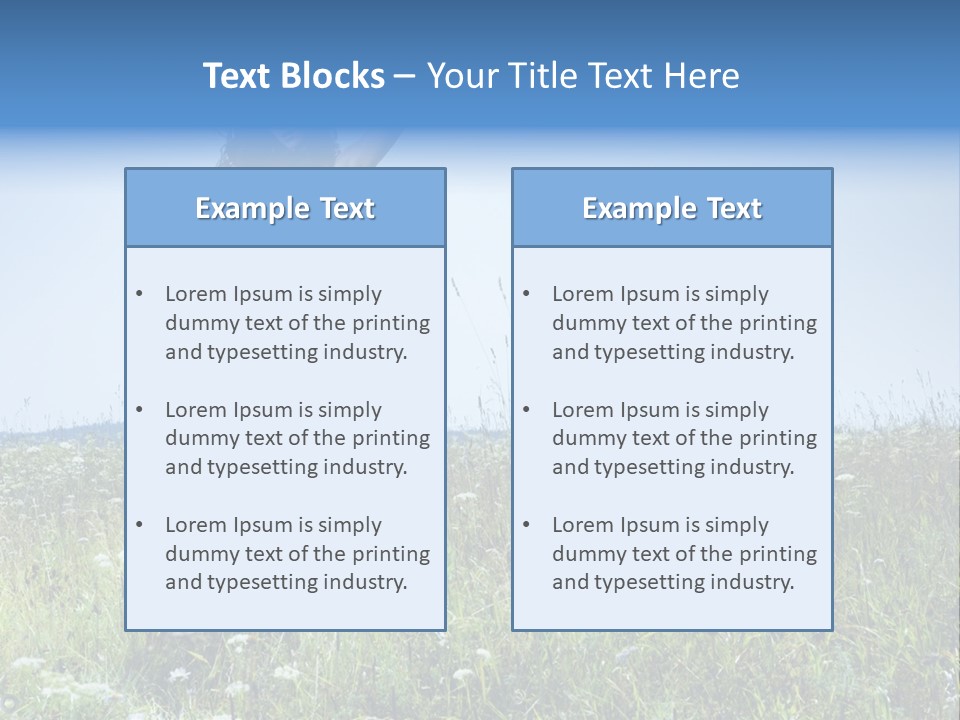 Countryside Cute Fashion PowerPoint Template