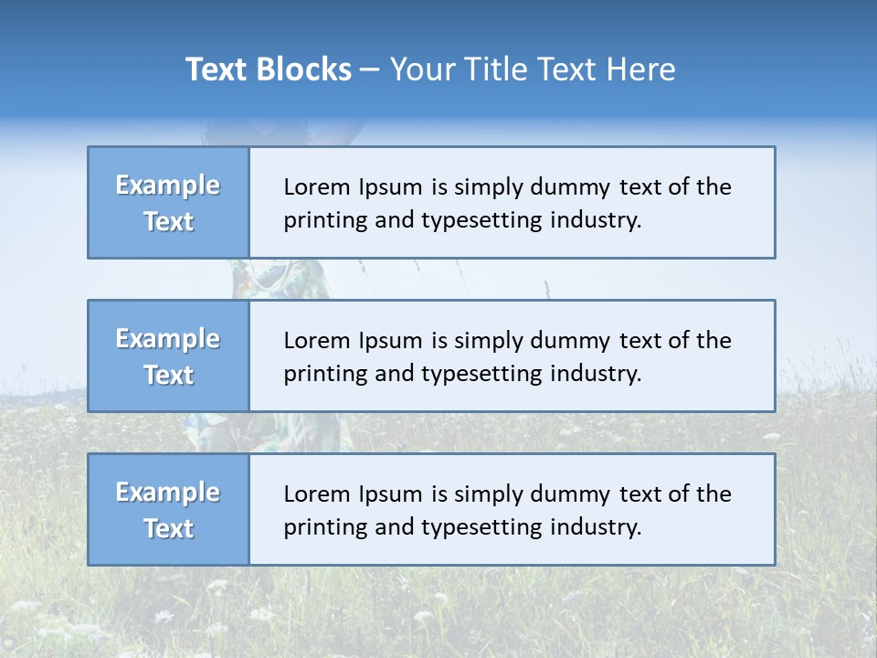 Countryside Cute Fashion PowerPoint Template