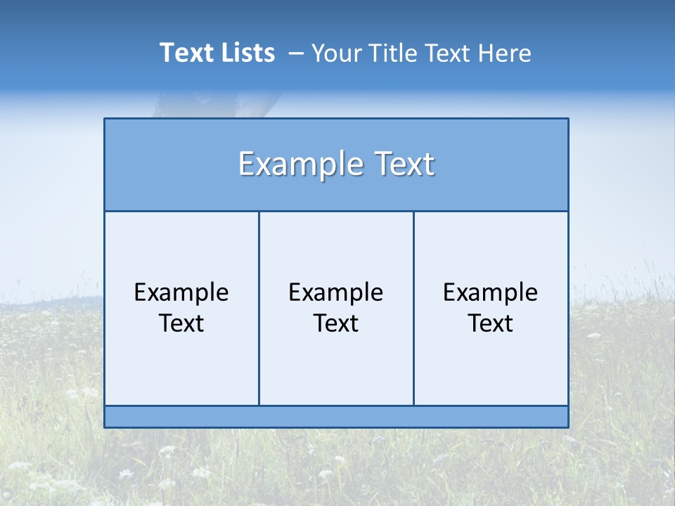 Countryside Cute Fashion PowerPoint Template