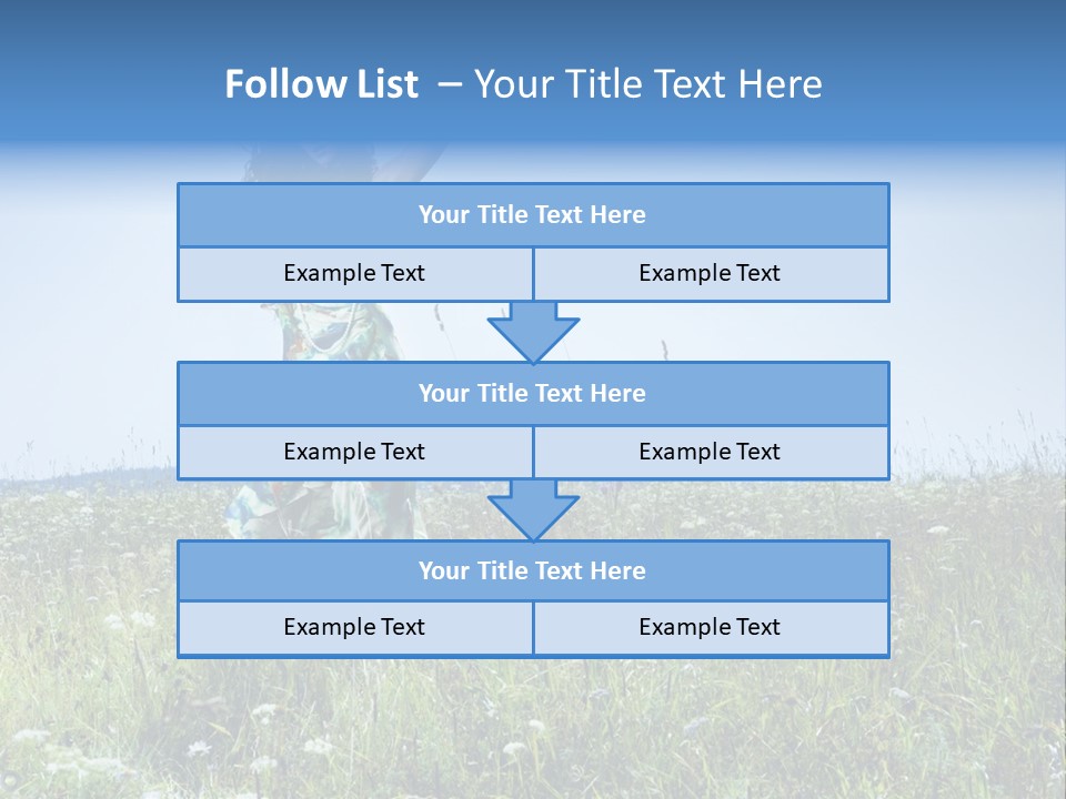 Countryside Cute Fashion PowerPoint Template