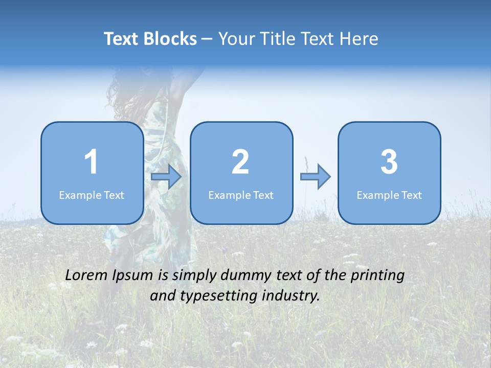 Countryside Cute Fashion PowerPoint Template