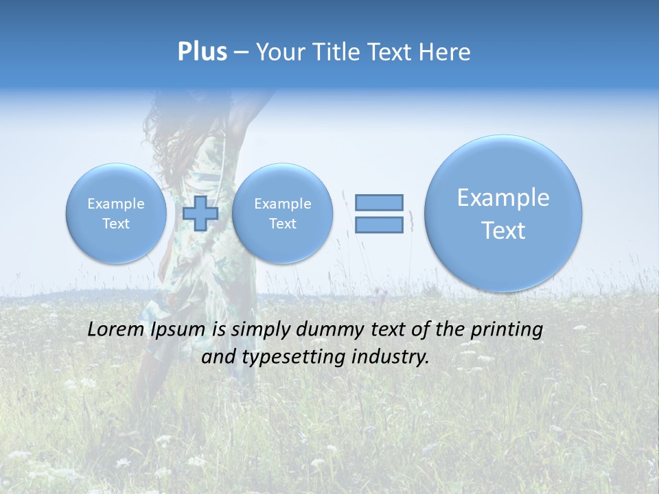 Countryside Cute Fashion PowerPoint Template