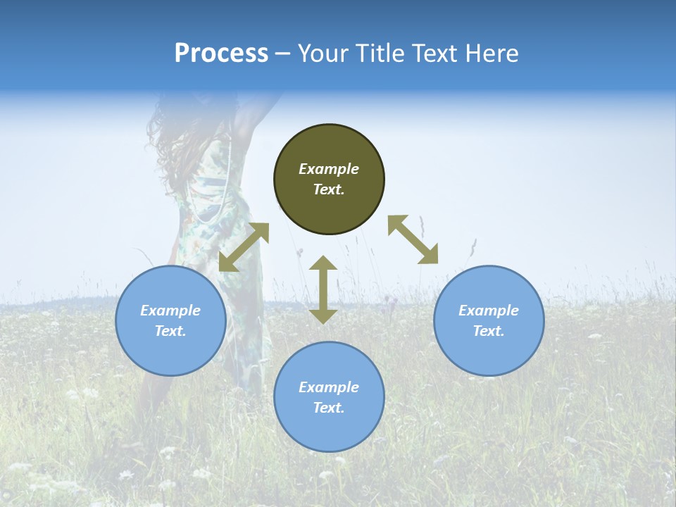 Countryside Cute Fashion PowerPoint Template