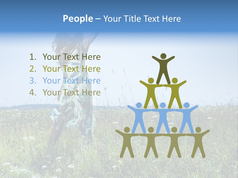 Countryside Cute Fashion PowerPoint Template