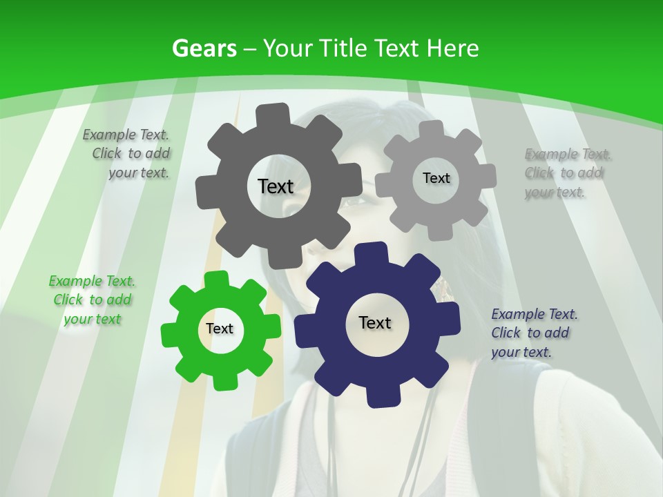 Campus Ethnic Building PowerPoint Template