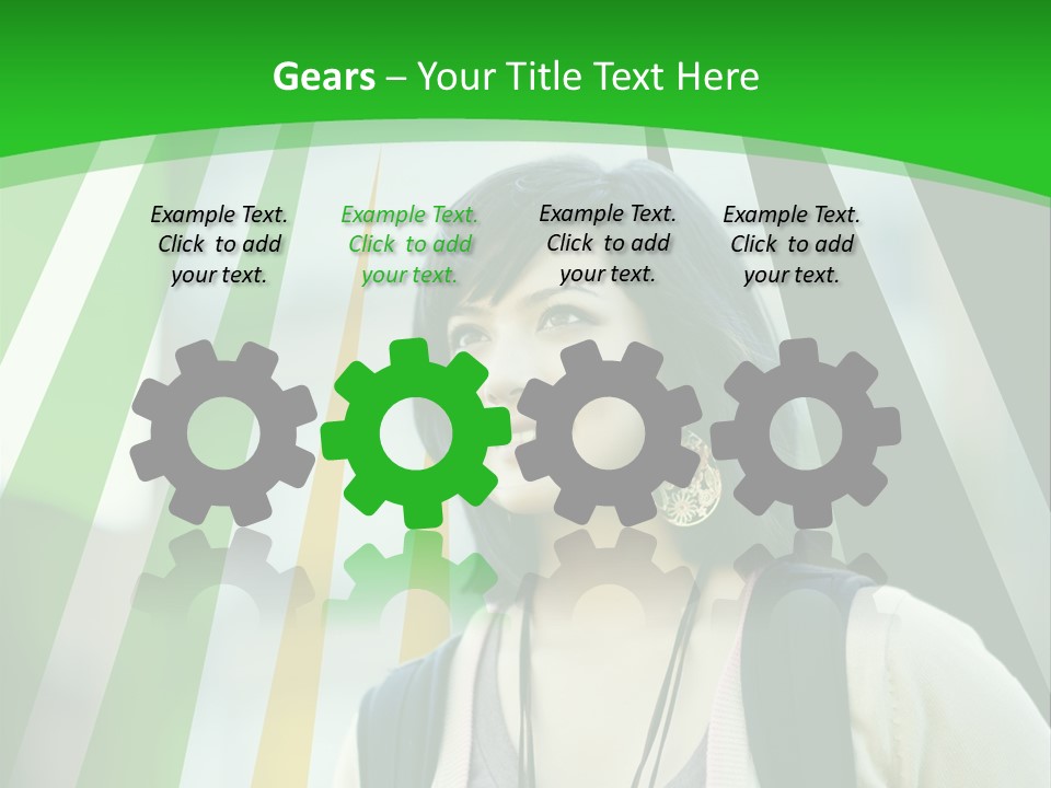 Campus Ethnic Building PowerPoint Template