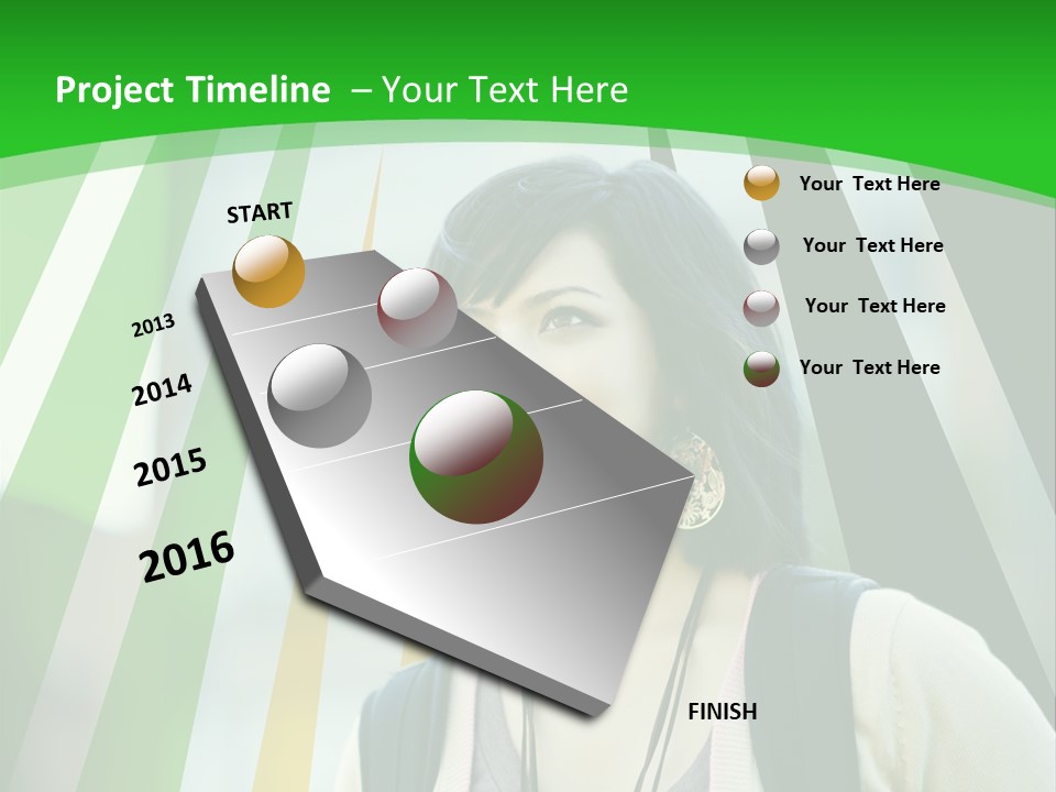 Campus Ethnic Building PowerPoint Template