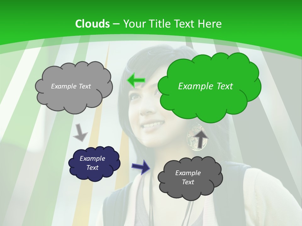Campus Ethnic Building PowerPoint Template