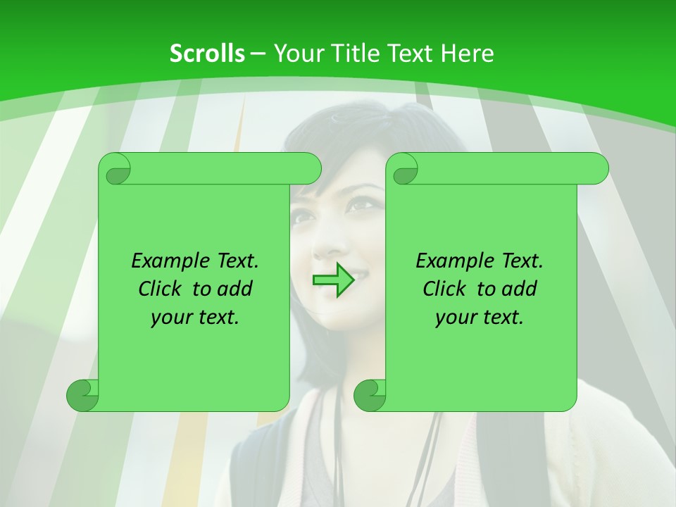 Campus Ethnic Building PowerPoint Template