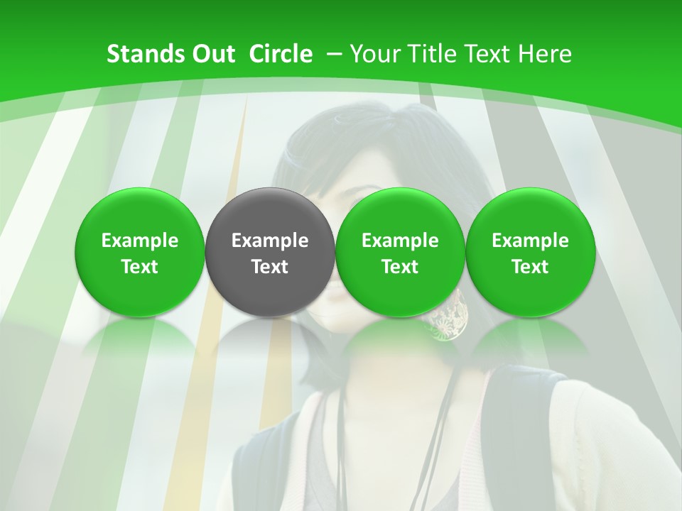 Campus Ethnic Building PowerPoint Template