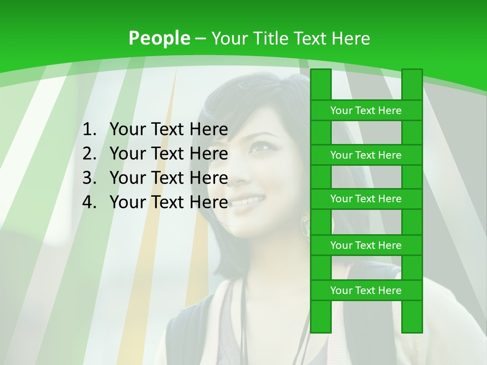 Campus Ethnic Building PowerPoint Template