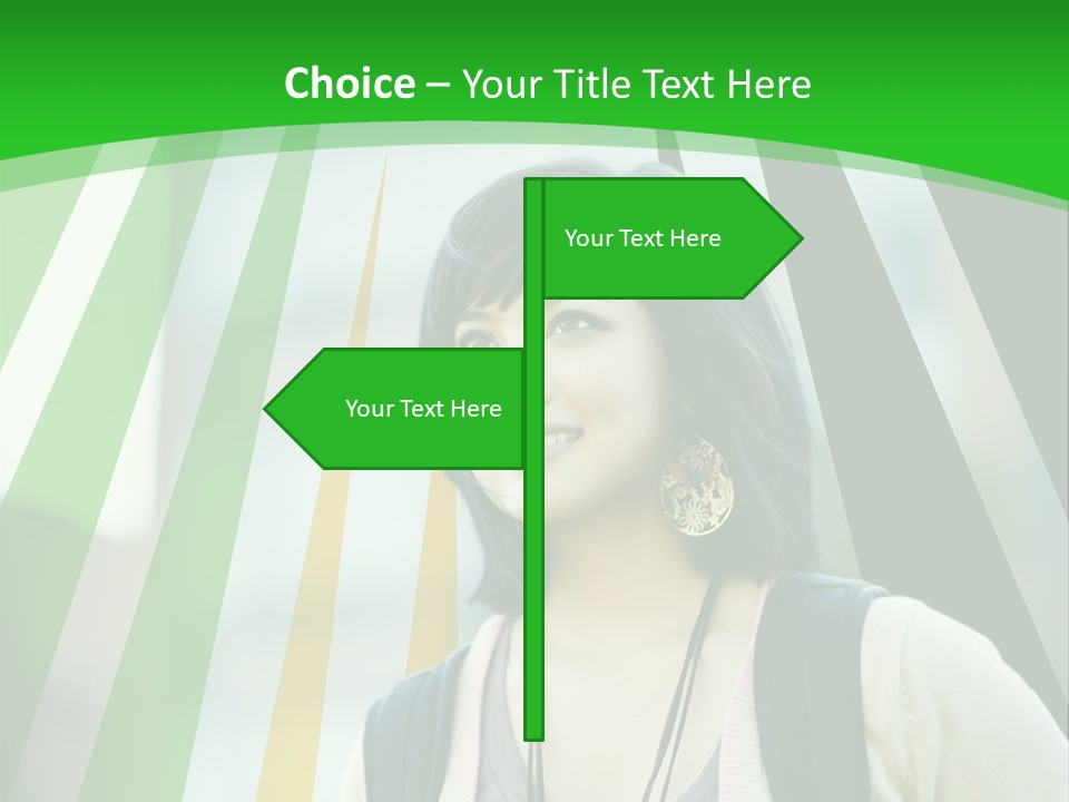 Campus Ethnic Building PowerPoint Template