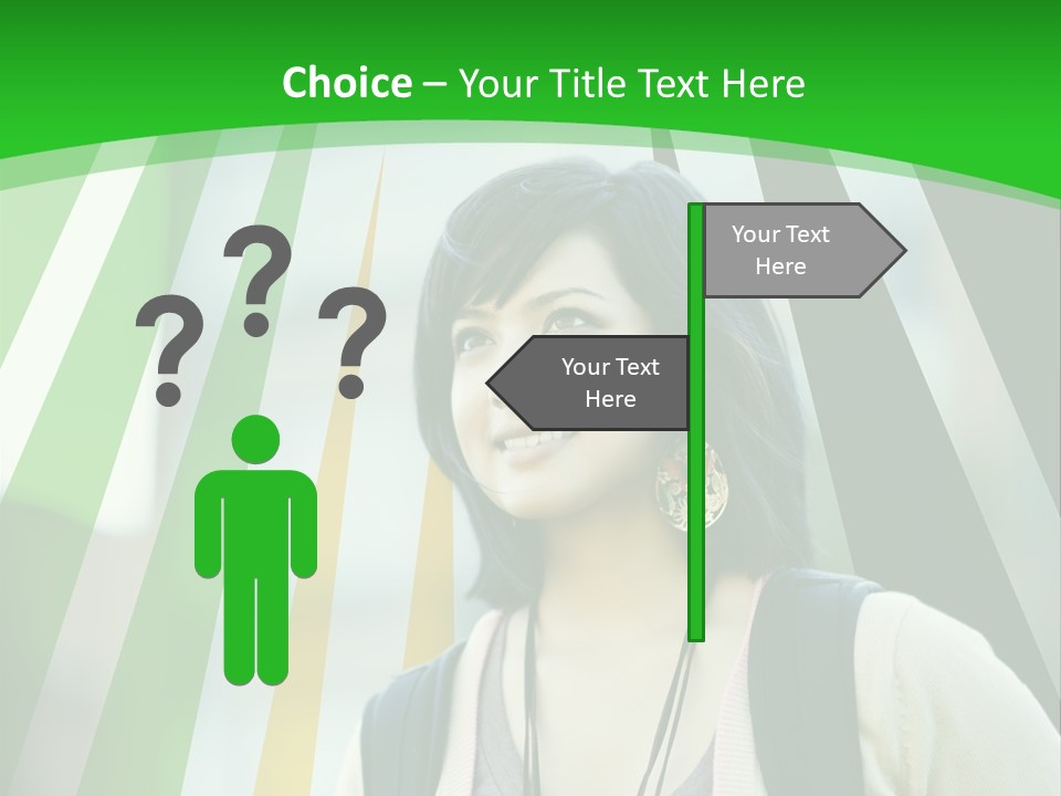 Campus Ethnic Building PowerPoint Template