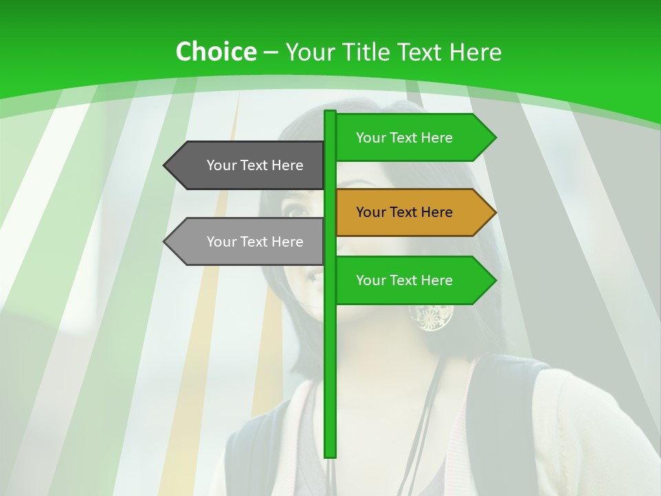 Campus Ethnic Building PowerPoint Template