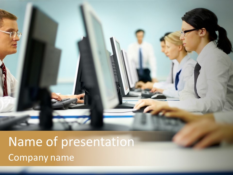 Indoor Line  PowerPoint Template