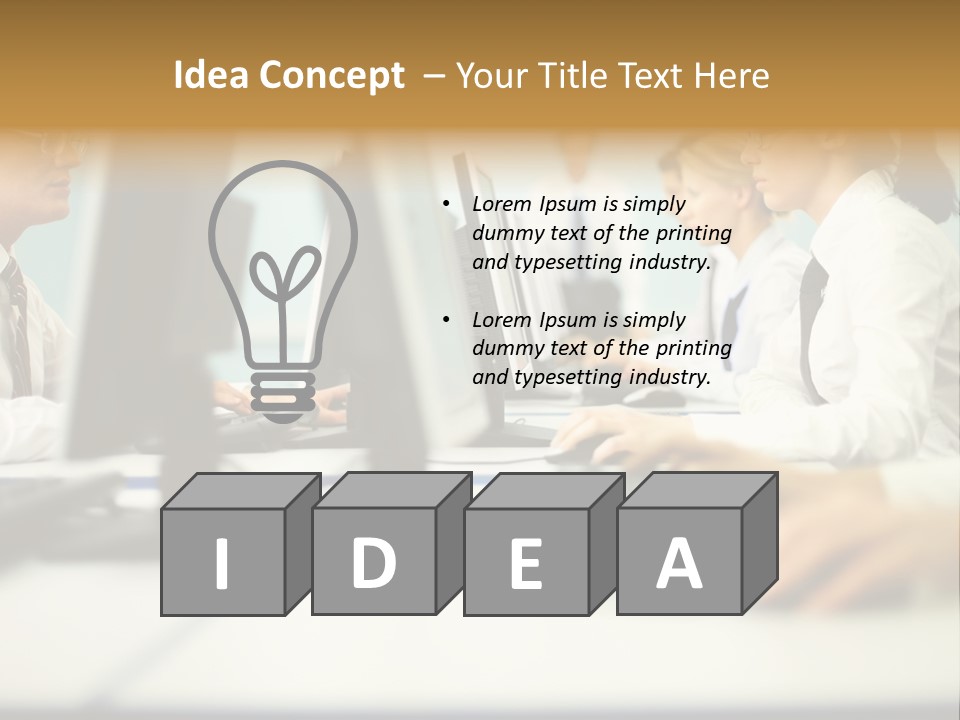 Indoor Line  PowerPoint Template