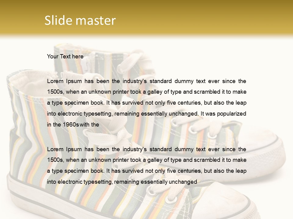 Bright Grunge Vintage PowerPoint Template