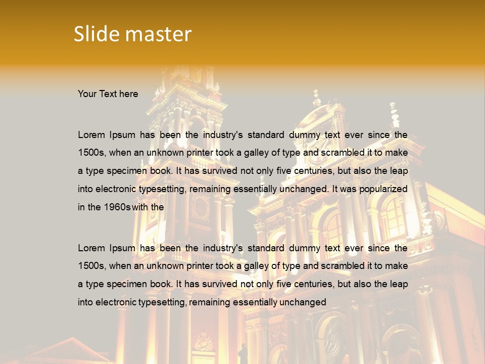 Background San Iglesia PowerPoint Template