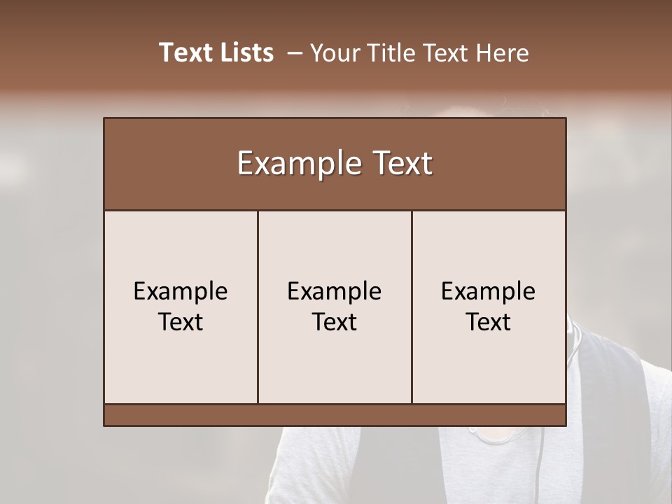 Rusty Power Happiness PowerPoint Template