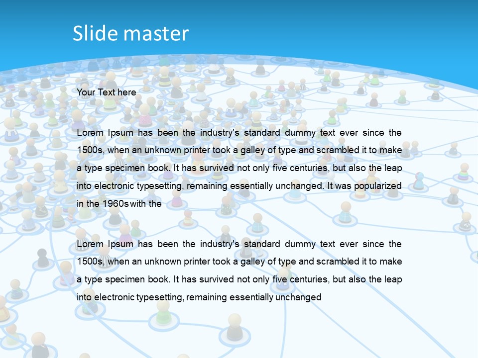 Center System Levels PowerPoint Template