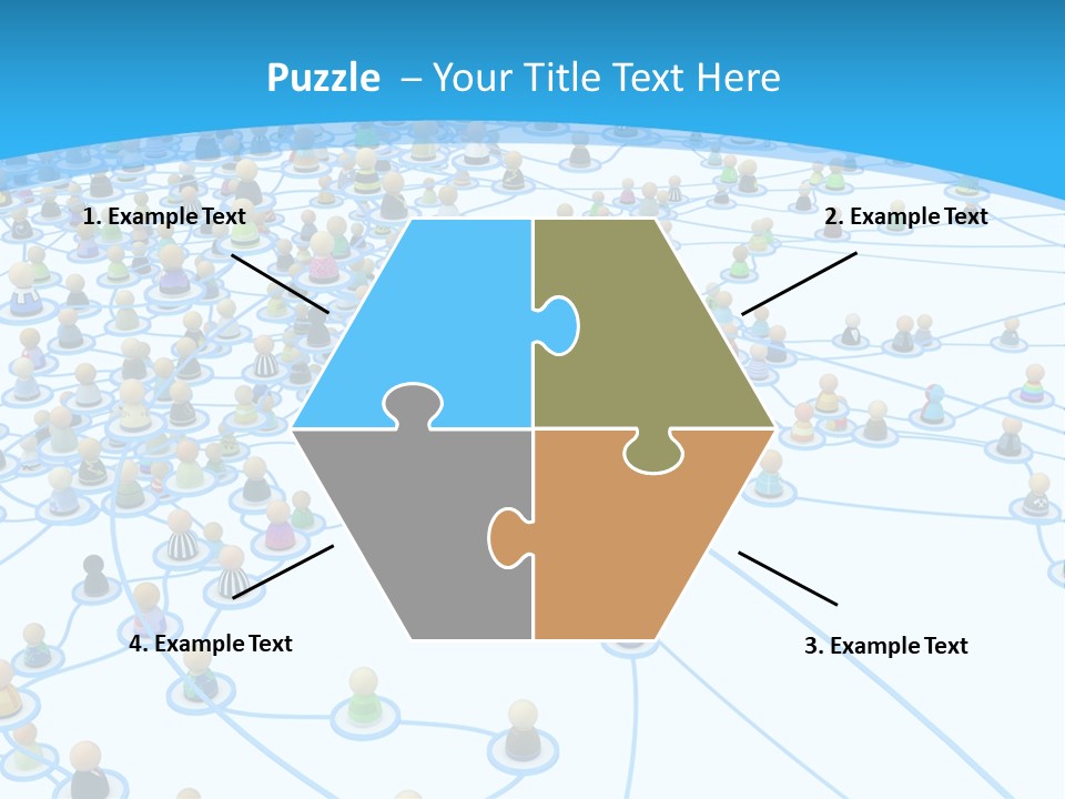 Center System Levels PowerPoint Template