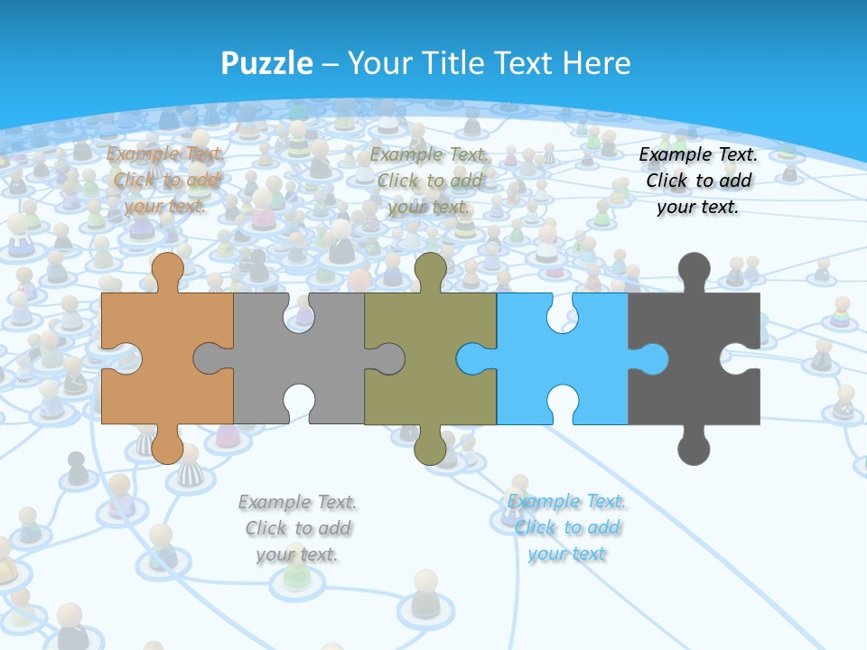 Center System Levels PowerPoint Template