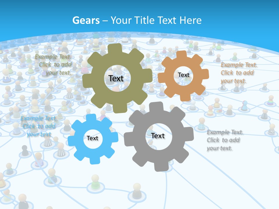 Center System Levels PowerPoint Template