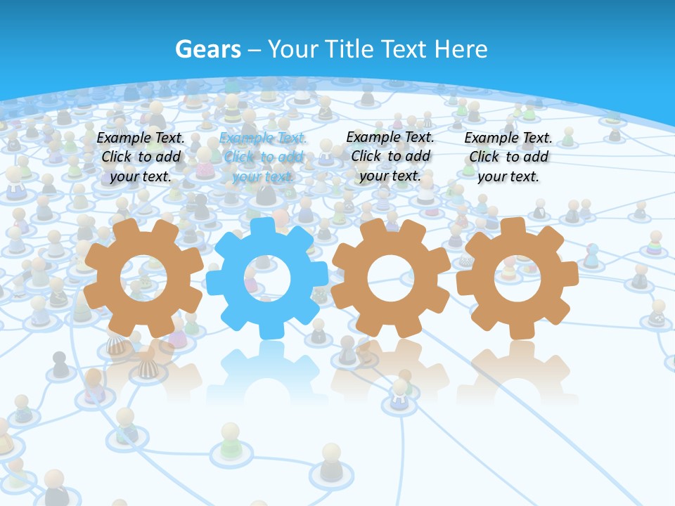 Center System Levels PowerPoint Template