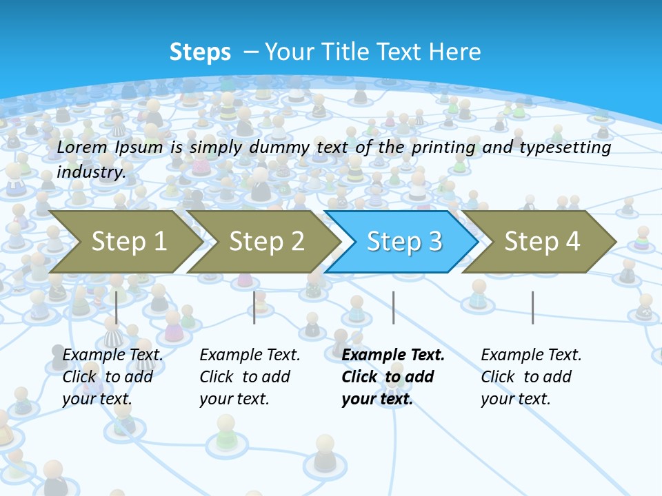 Center System Levels PowerPoint Template
