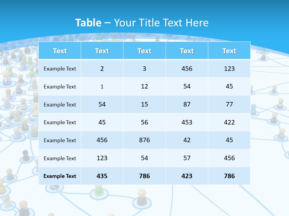 Center System Levels PowerPoint Template