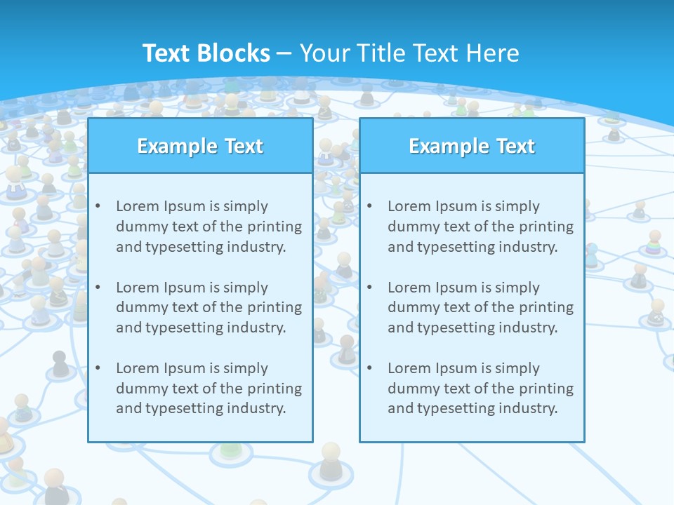 Center System Levels PowerPoint Template