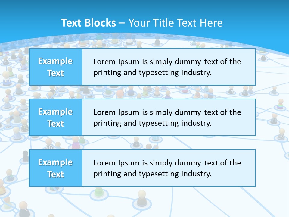 Center System Levels PowerPoint Template