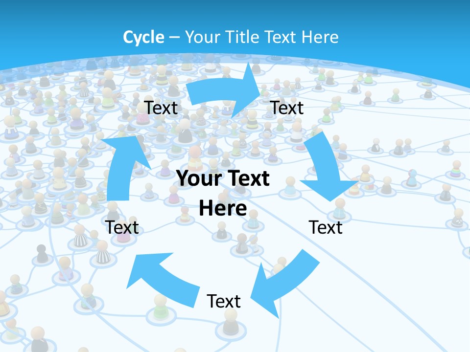 Center System Levels PowerPoint Template