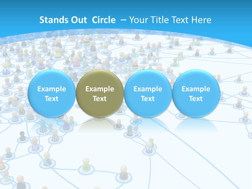 Center System Levels PowerPoint Template
