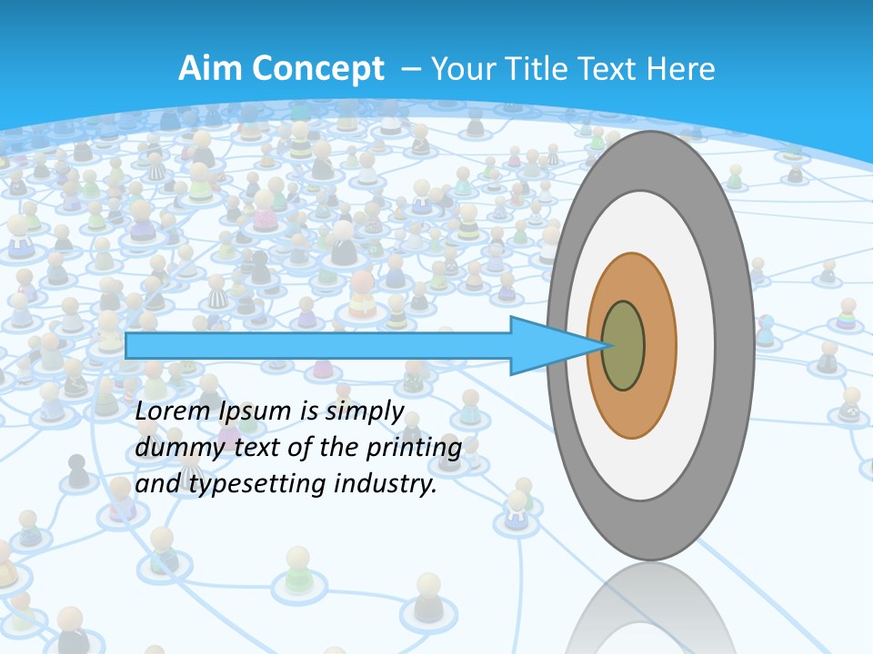 Center System Levels PowerPoint Template