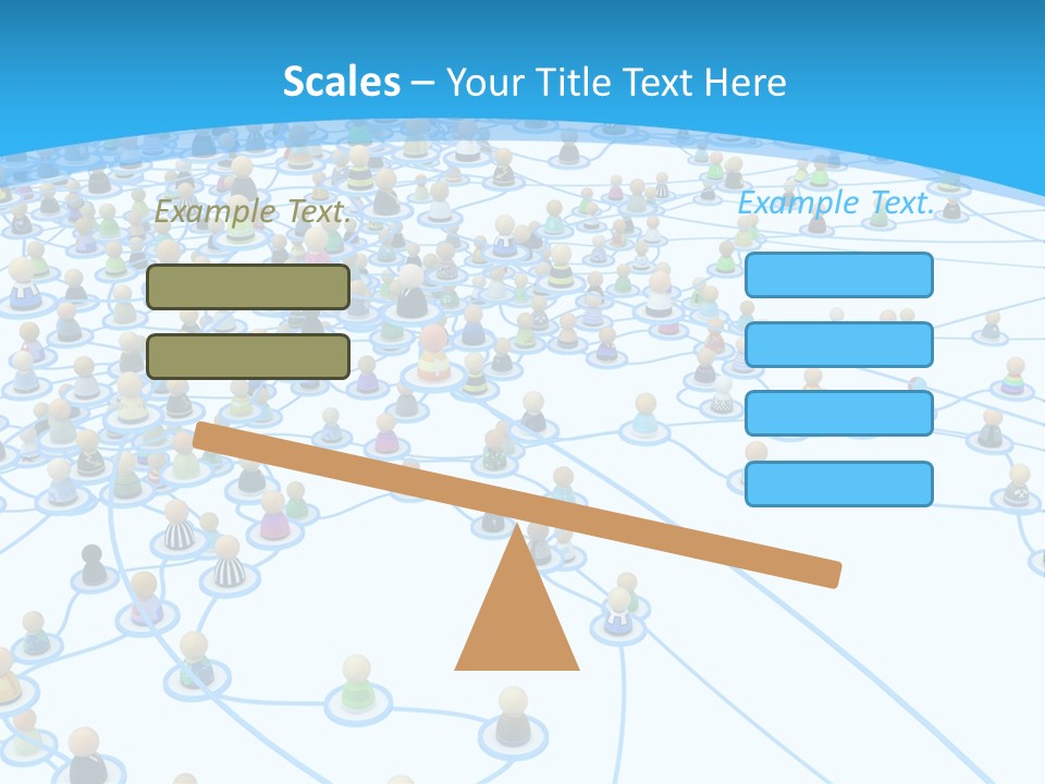 Center System Levels PowerPoint Template