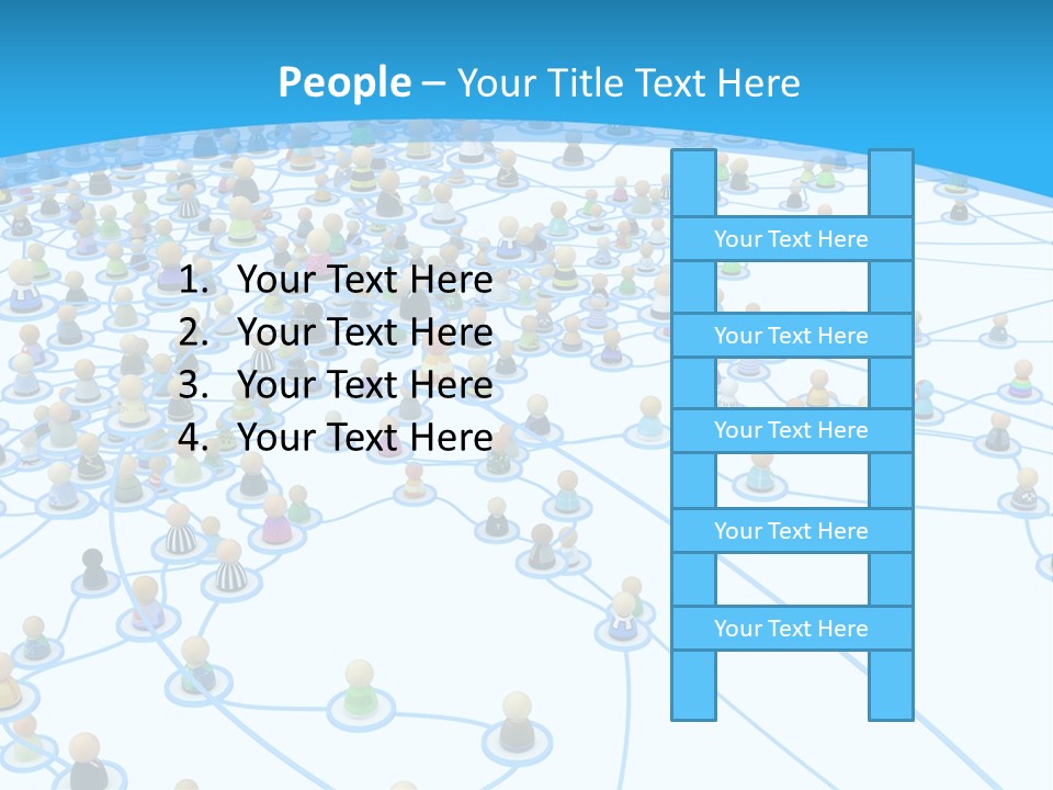 Center System Levels PowerPoint Template