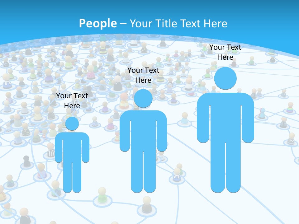 Center System Levels PowerPoint Template