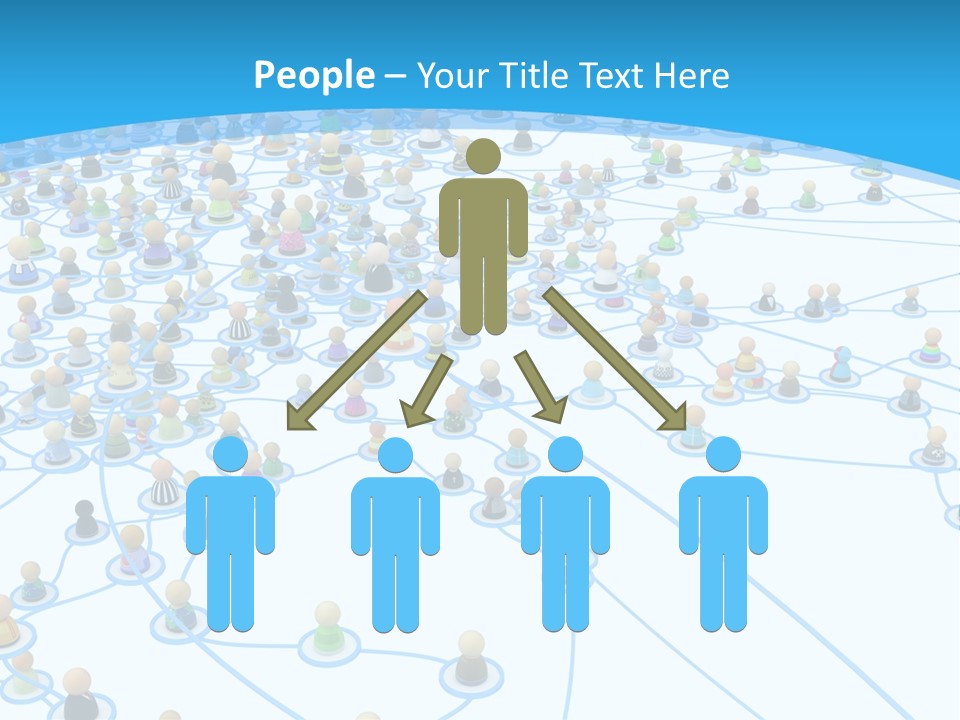 Center System Levels PowerPoint Template