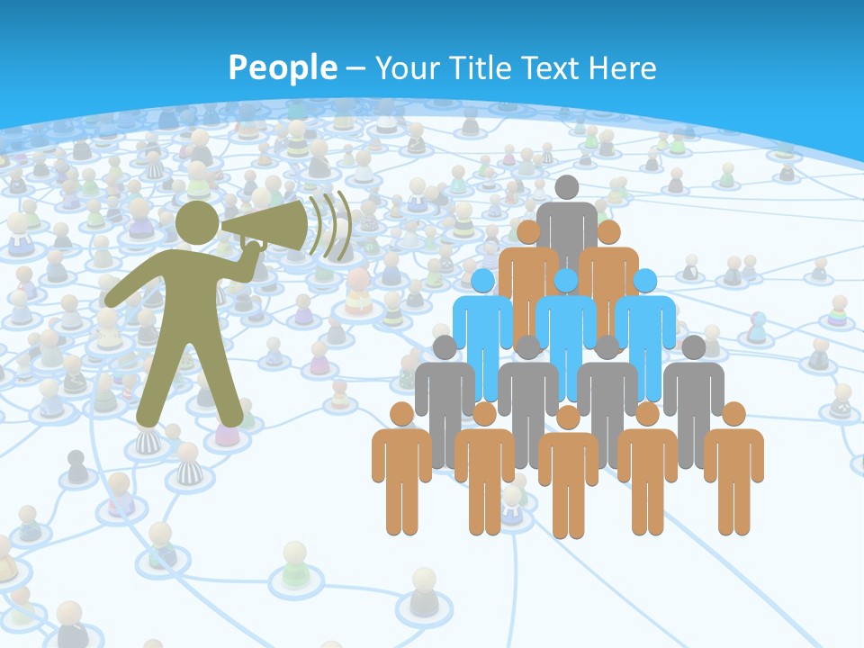 Center System Levels PowerPoint Template