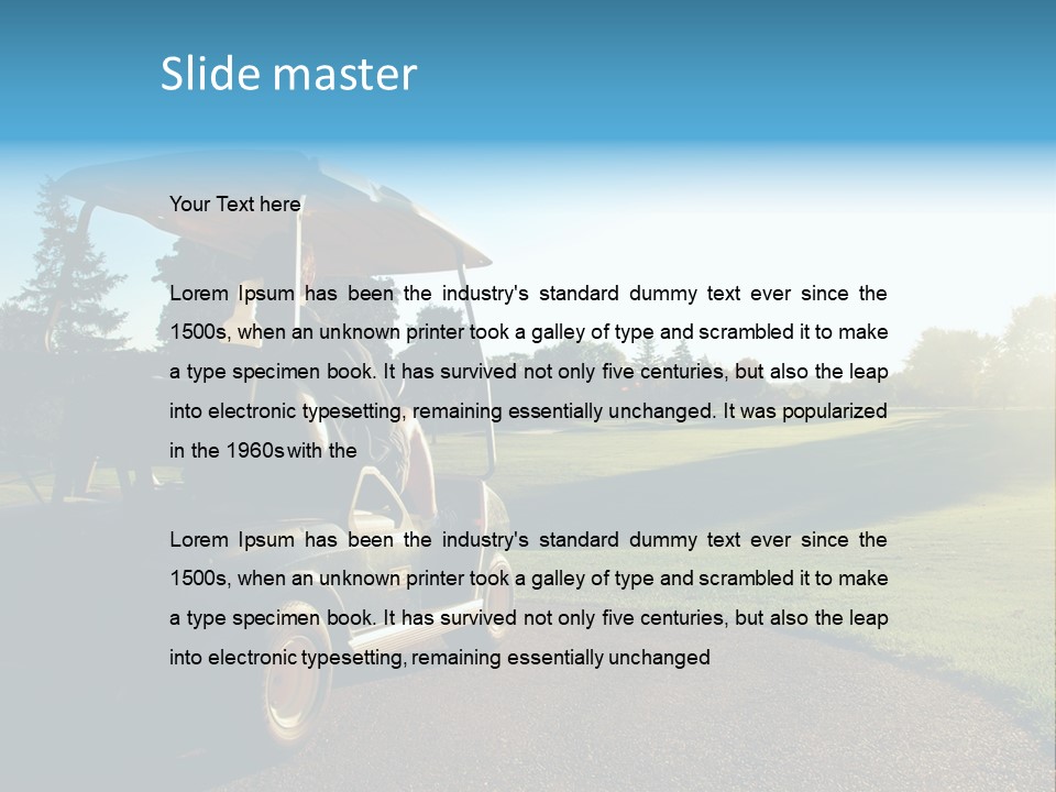 Perfect Nature Grass PowerPoint Template