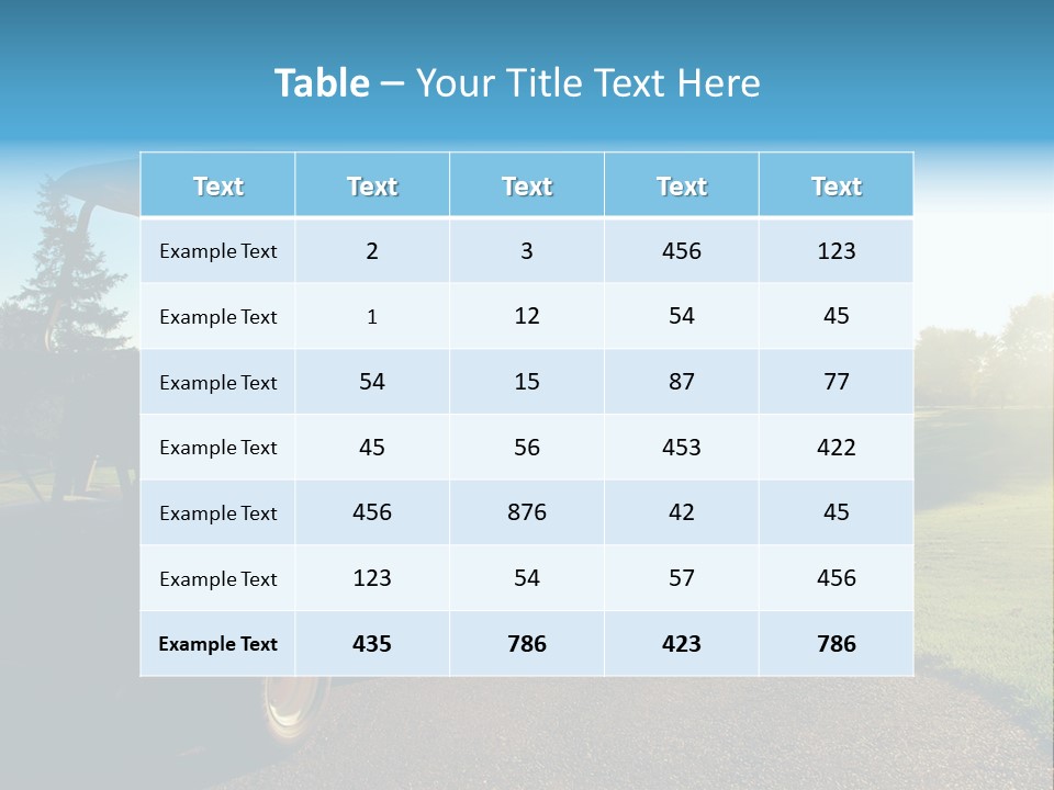 Perfect Nature Grass PowerPoint Template