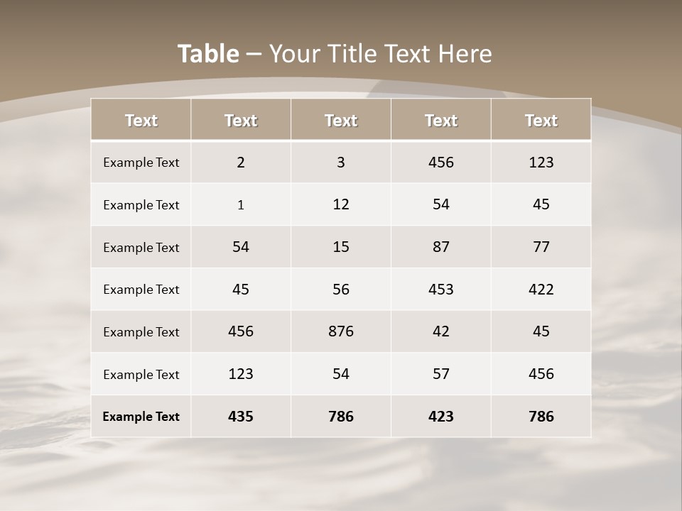 A Woman In The Water With Her Eyes Closed PowerPoint Template