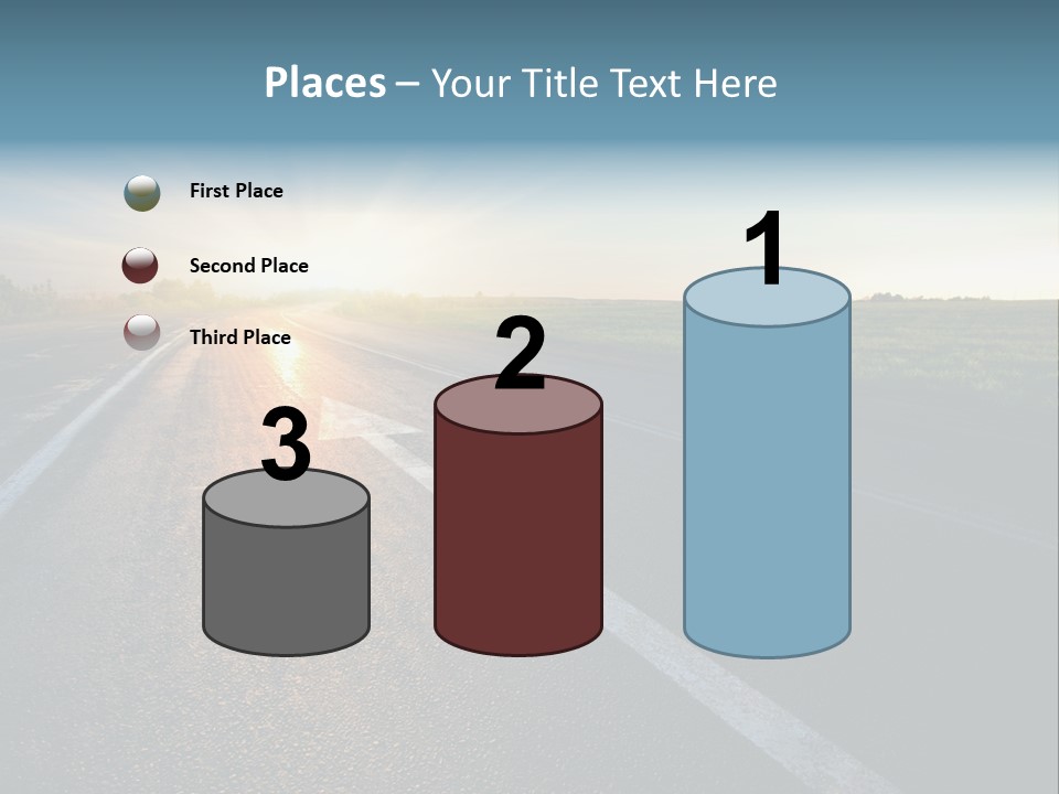 Water Swimsuit Tan PowerPoint Template